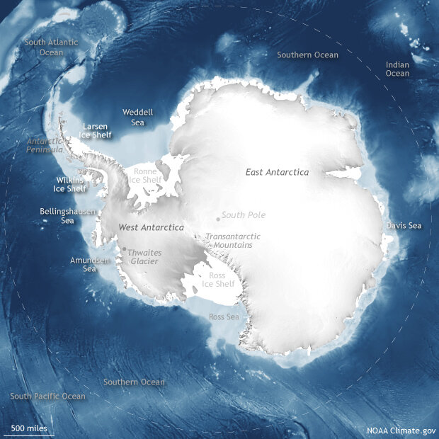 Antarctica locator map