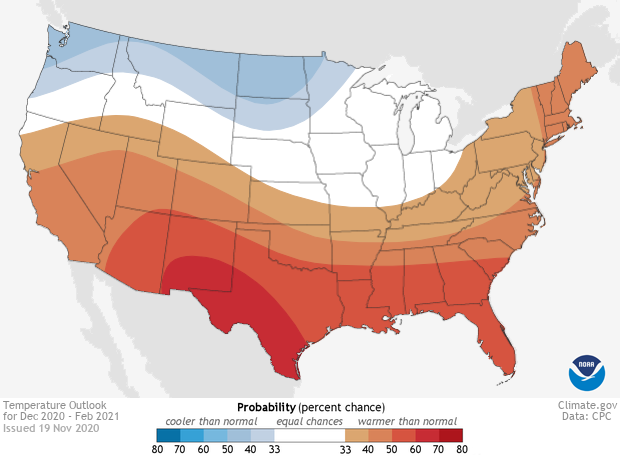 What To Expect This Winter: November Update To NOAA’s 2020-21 Winter ...