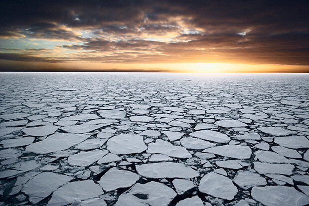 A mosaic of sea ice in the Ross Sea