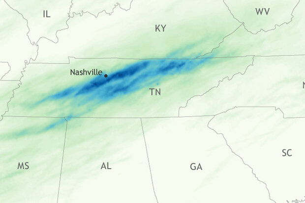 Precipitation map