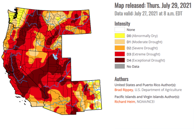 Drought map