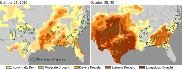 Drought in 2010 and 2011