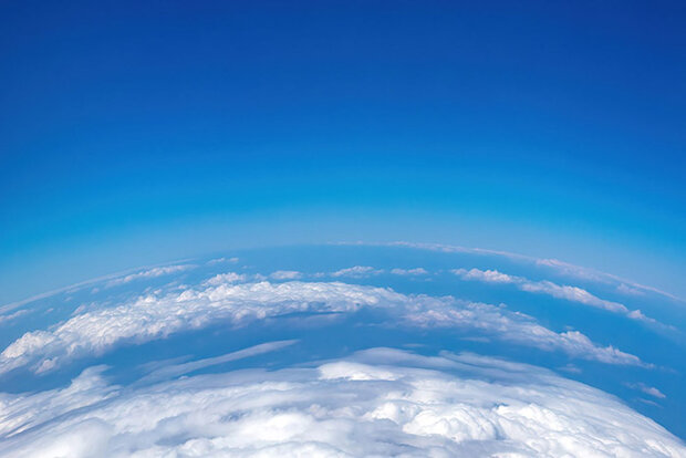 High-level view of Earth's atmosphere