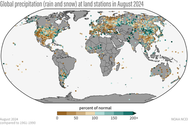 Global precip NCEI August 2024