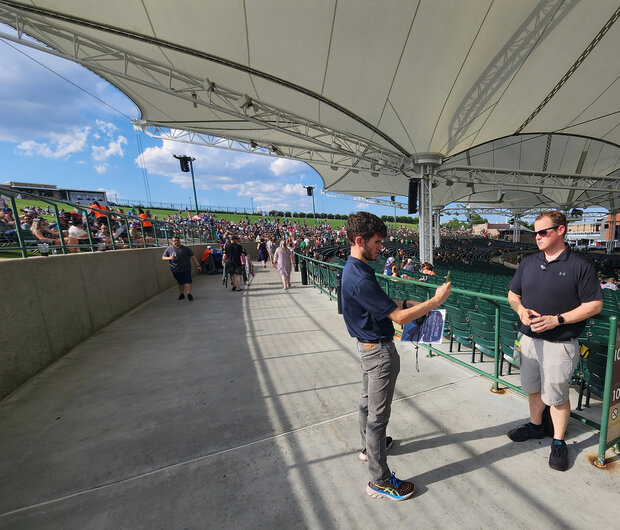 Cynthia Woods Mitchell Pavilion in The Woodlands, Texas July 2023