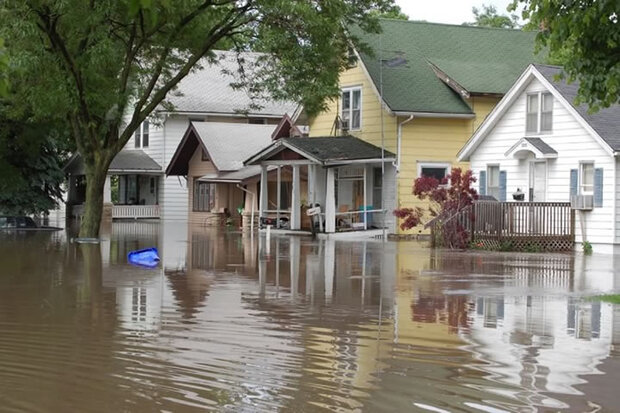 Flooding in Cedar Rapids, Iowa