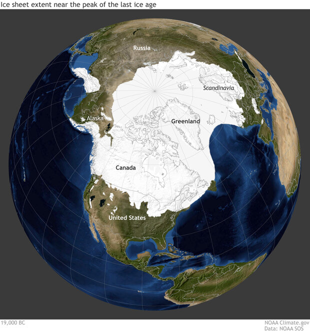 Mapped: What Did the World Look Like in the Last Ice Age?