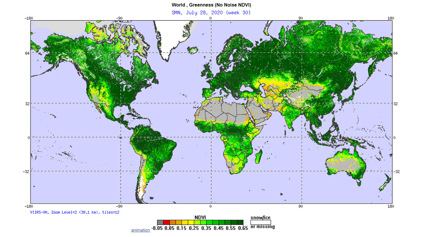 Global Vegetation Health - Images | NOAA Climate.gov