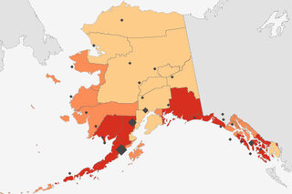Map image for Increasing ocean acidification threatens Alaska’s valuable commercial and subsistence fisheries 