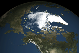Map image for Arctic sea ice ties for second lowest in 2016