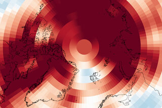 Map image for Arctic Warming Exceeds Global Average