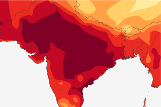 Map image for India heat wave kills thousands