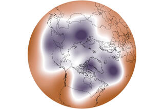 Map image for Wobbly polar vortex triggers extreme cold air outbreak