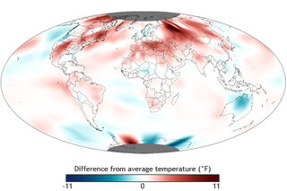 Map image for Earth’s fourth warmest June on record