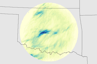 Map image for Deluge inundates Oklahoma City with third-wettest day in its history
