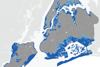 Map image for Future Flood Zones for New York City