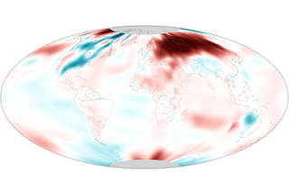 Map image for November global temperature highest on record