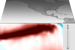 Map image for Slow slosh of warm water across Pacific hints El Niño is brewing 