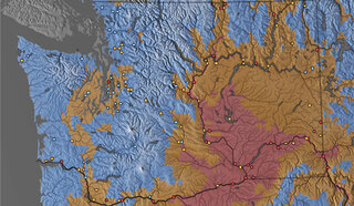 Map image for Warming climate will add to habitat woes for Pacific NW salmon