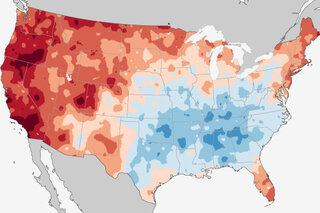 Map image for How is September climate changing in the U.S.? 