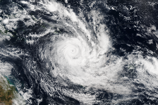 Map image for Cyclone Donna churns in the South Pacific