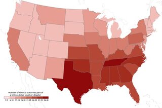 Map image for Billion-Dollar Weather Disasters Since 1980