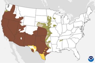 Map image for Data Snapshots: Drought Outlook for May 2014