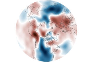 Map image for Polar vortex brings cold here and there, but not everywhere