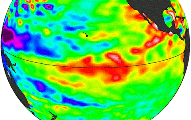 Sea surface height anomalies