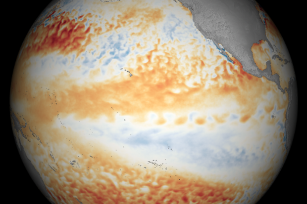 Sea surface temperature anomalies